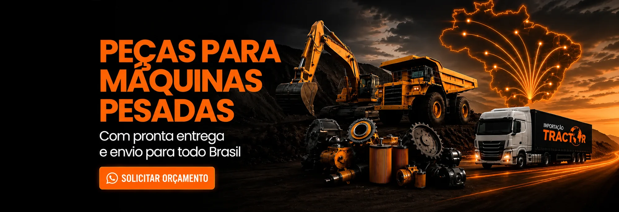 Importação Tractor — Peças para Máquinas Pesadas